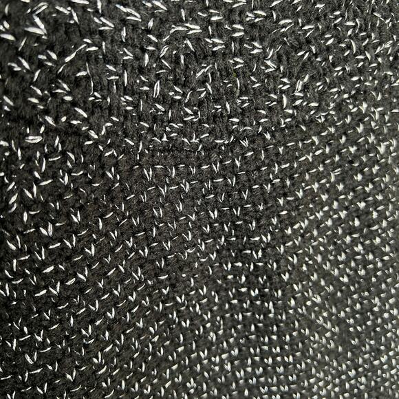 Crazy 8's Black Silver Sweater Dress XL 14 - Picture 2 of 9